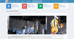 Desktop Screenshot of beniculturalionline.it